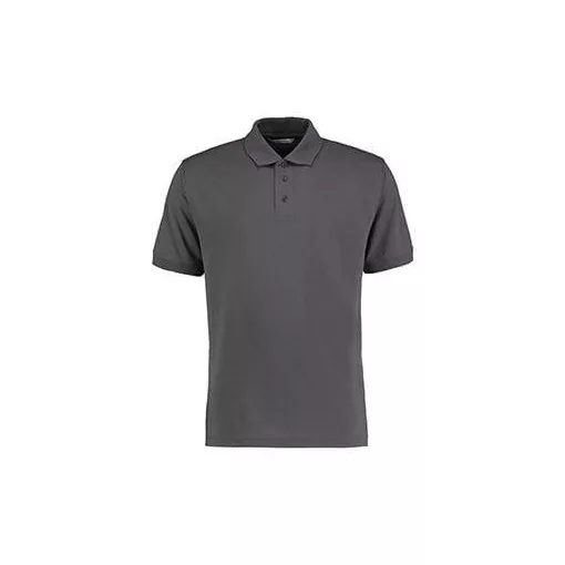 Férfi rövid ujjú galléros póló Kustom Kit Men's Classic Fit Polo Superwash 60 4XL, Szénszürke
