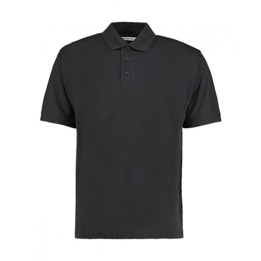 Férfi rövid ujjú galléros póló Kustom Kit Men's Classic Fit Polo Superwash 60 3XL, Grafitszürk