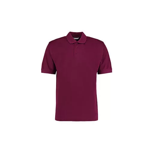Férfi rövid ujjú galléros póló Kustom Kit Men's Classic Fit Polo Superwash 60 XS, Burgundi vör