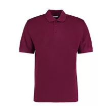 Férfi rövid ujjú galléros póló Kustom Kit Men's Classic Fit Polo Superwash 60 L, Burgundi vörö
