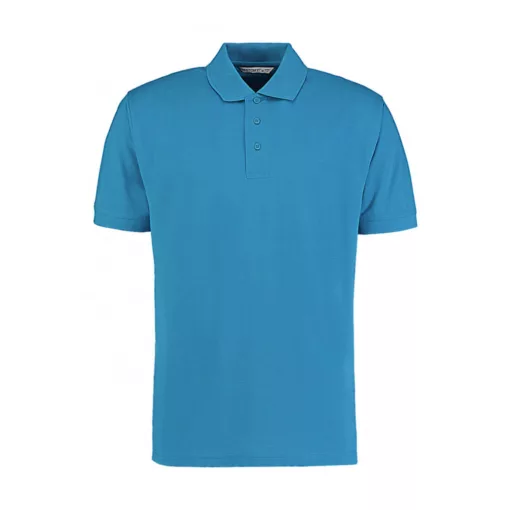 Férfi rövid ujjú galléros póló Kustom Kit Men's Classic Fit Polo Superwash 60 XL, Türkizkék