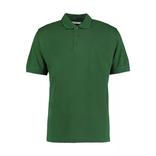Férfi rövid ujjú galléros póló Kustom Kit Men's Classic Fit Polo Superwash 60 M, Sötétzöld