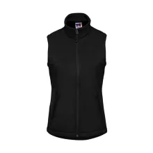 Női ujjatlan mellény Russell Europe Ladies\' Smart Softshell Gilet XS, Fekete