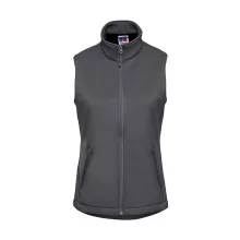 Női ujjatlan mellény Russell Europe Ladies' Smart Softshell Gilet XS, Konvoj szürke
