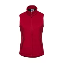 Női ujjatlan mellény Russell Europe Ladies' Smart Softshell Gilet XL, Piros