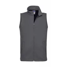 Férfi ujjatlan Softshell Russell Europe Men's Smart Softshell Gilet S, Konvoj szürke