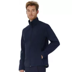 Férfi hosszú ujjú Softshell B and C ID.701 Softshell Jacket S, Fehér/fehér