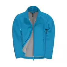Női Softshell  Hosszú ujjú B&C Softshell Jacket ID.701/women Sötétkék/Neon Zöld