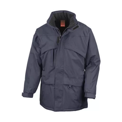 Uniszex Kabát Kapucnis  Result Seneca Hi-Activity Jacket -S, Anthracite/Fekete