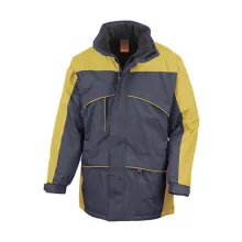Uniszex Kabát Kapucnis  Result Seneca Hi-Activity Jacket -M, Anthracite/Fekete