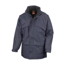 Uniszex Kabát Kapucnis  Result Seneca Hi-Activity Jacket -S, Piros/Anthracite