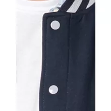 Női Kabát  hosszú ujjú FDM College Jacket   Fekete/Fehér   urespolo.hu