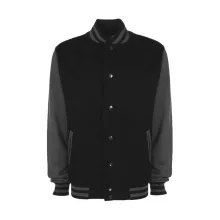 Női Kabát  hosszú ujjú FDM College Jacket   Fekete/szénszürke   urespolo.hu