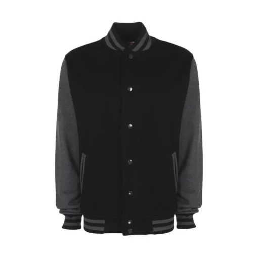 Női Kabát  hosszú ujjú FDM College Jacket   Fekete/szénszürke   urespolo.hu