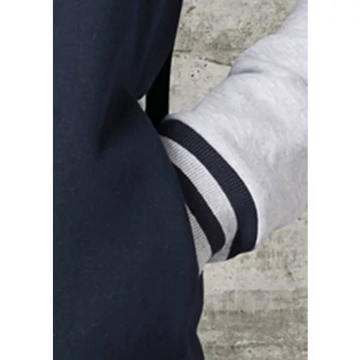 Női Kabát  hosszú ujjú FDM College Jacket   Sötétkék navy/fehér   urespolo.hu