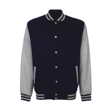 Női Kabát  hosszú ujjú FDM College Jacket   Sötétkék/Sportszürke   urespolo.hu
