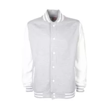 Női Kabát  hosszú ujjú FDM College Jacket   Király/fehér   urespolo.hu