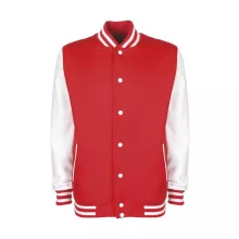 Női Kabát  hosszú ujjú FDM College Jacket   Lila/fehér   urespolo.hu
