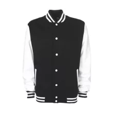 Női Kabát  hosszú ujjú FDM College Jacket   Rágógumi/fehér   urespolo.hu