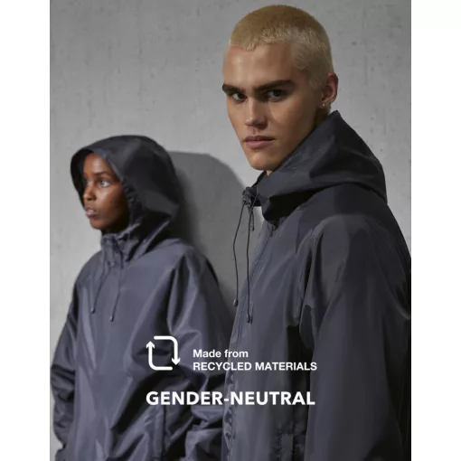 B and C Reset Lined Windbreaker széldzseki JG004 Dark Grey 3XL