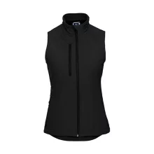Női ujjatlan mellény Russell Europe Ladies' Softshell Gilet M, Fekete