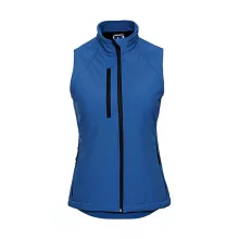 Női ujjatlan mellény Russell Europe Ladies' Softshell Gilet M, Azur kék