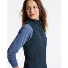 Női ujjatlan mellény Russell Europe Ladies\' Softshell Gilet XS, Piros
