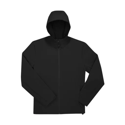 B and C Reset 3Lr Hooded Softshell JG006 Black XL