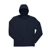 B and C Reset 3Lr Hooded Softshell JG006 Navy XS