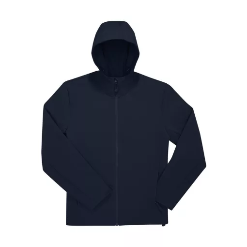 B and C Reset 3Lr Hooded Softshell JG006 Navy XS