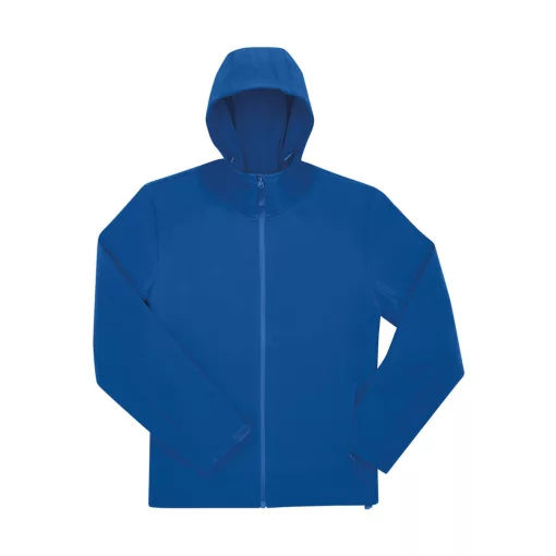 B and C Reset 3Lr Hooded Softshell JG006 Royal Blue XS