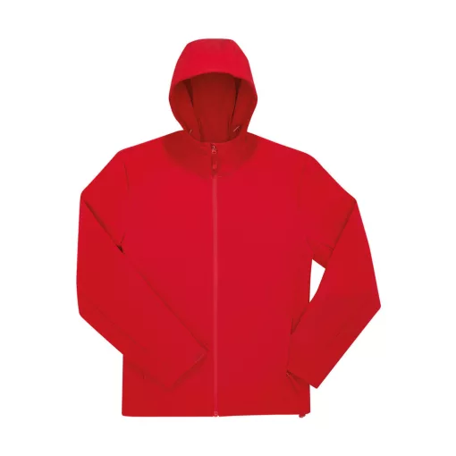 B and C Reset 3Lr Hooded Softshell JG006 Red XL