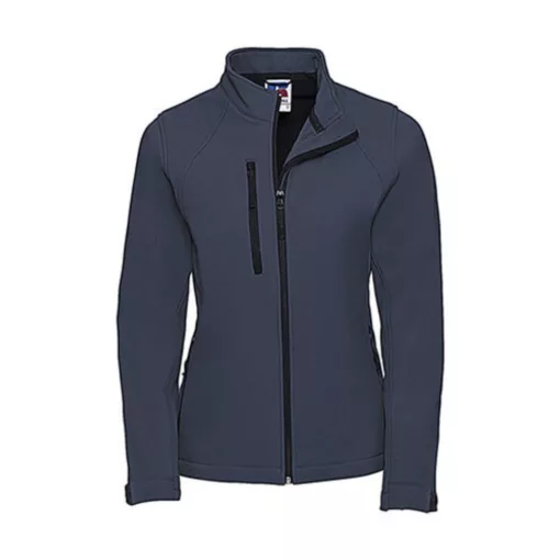 Női Kabát   Russell Europe Ladies Softshell Jacket -2XL (44), Sötétkék (navy)