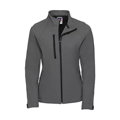 Női Kabát   Russell Europe Ladies Softshell Jacket -S (36), Piros