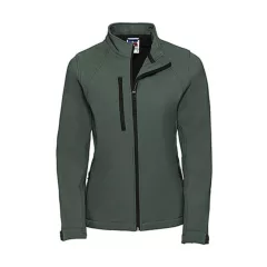 Női Kabát   Russell Europe Ladies Softshell Jacket -2XL (44), Sötétzöld