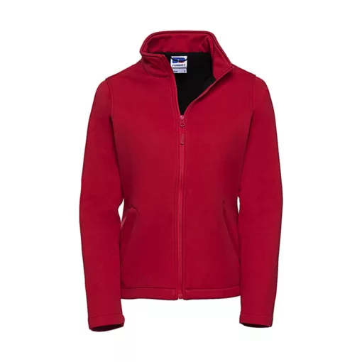 Női Softshell Russell Europe Ladies' Smart Softshell Jacket XS (34), Piros