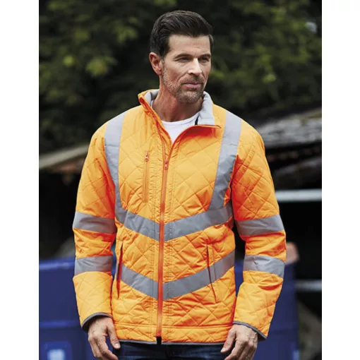 Uniszex Kabát  Hosszú ujjú Yoko Fluo Kensington Jacket -L, Sötétkék (navy)