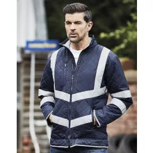 Uniszex Kabát  Hosszú ujjú Yoko Fluo Kensington Jacket -XL, Sötétkék (navy)