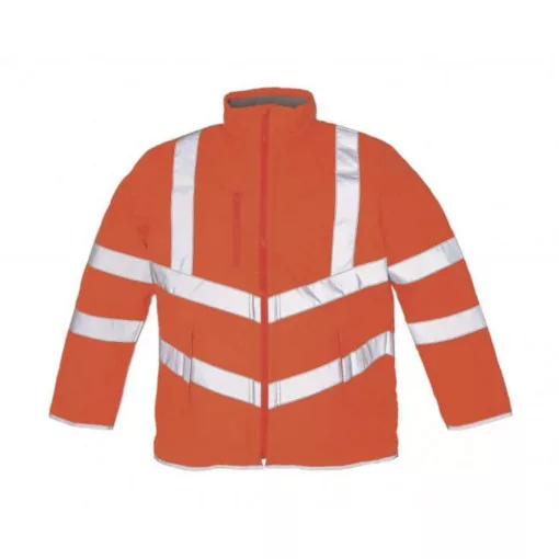 Uniszex Kabát  Hosszú ujjú Yoko Fluo Kensington Jacket -M, Fluo Narancs
