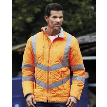 Uniszex Kabát  Hosszú ujjú Yoko Fluo Kensington Jacket -3XL, Fluo Narancs