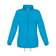 Női Kabát Kapucnis  B&C Sirocco/women Windbreaker  Atoll kék