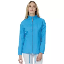 Női Kabát Kapucnis  B&C Sirocco/women Windbreaker  Piros