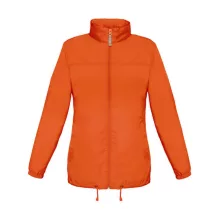 Női Kabát Kapucnis  B&C Sirocco/women Windbreaker  Narancssárga