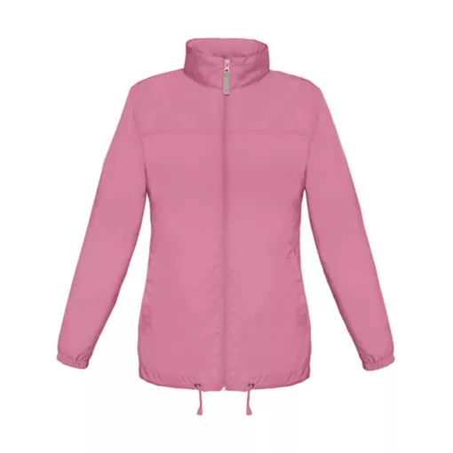 Női Kabát Kapucnis  B&C Sirocco/women Windbreaker  Pixel lime zöld