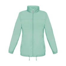 Női Kabát Kapucnis  B&C Sirocco/women Windbreaker  Pixel türkiz kék