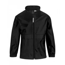 Gyerek Kabát Kapucnis  B & C Sirocco/kids Windbreaker -3/4 (98/104), Lila