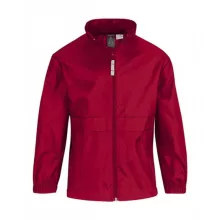 Gyerek Kabát Kapucnis  B & C Sirocco/kids Windbreaker -3/4 (98/104), Lila