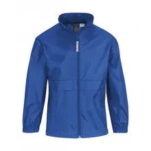 Gyerek Kabát Kapucnis  B & C Sirocco/kids Windbreaker -9/11 (134/146), Sötétzöld