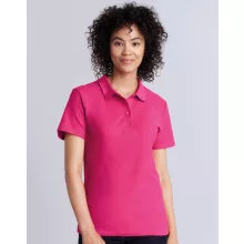 Női galléros póló  rövid ujjú Gildan Softstyle Ladies Double Pique Polo   Fehér   urespolo.hu