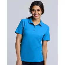 Női galléros póló  rövid ujjú Gildan Softstyle Ladies Double Pique Polo   Fehér   urespolo.hu
